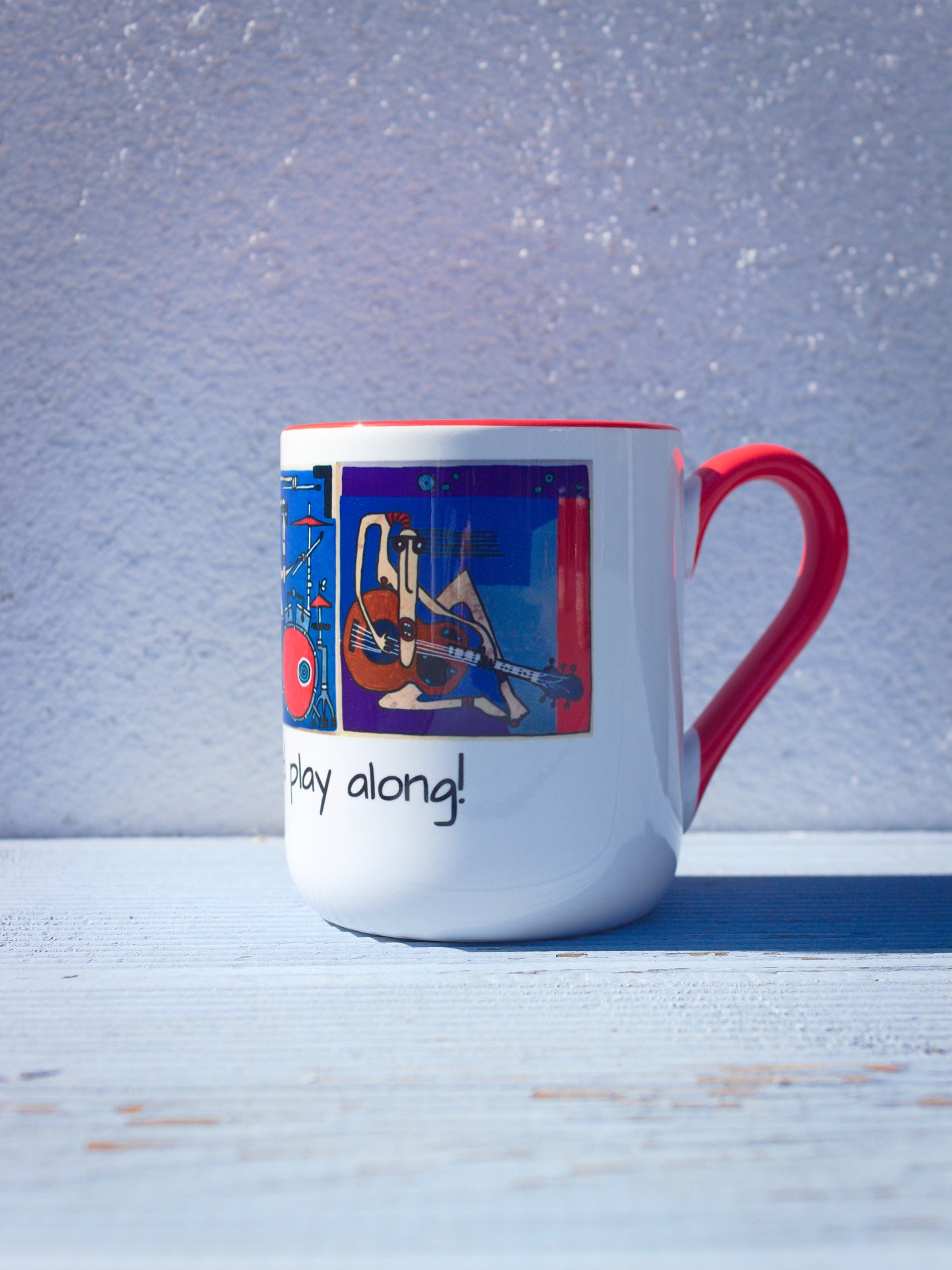 "Tune in and play along!" | Kubek ceramiczny